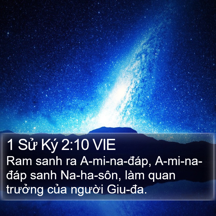 1 Sử Ký 2:10 VIE Bible Study