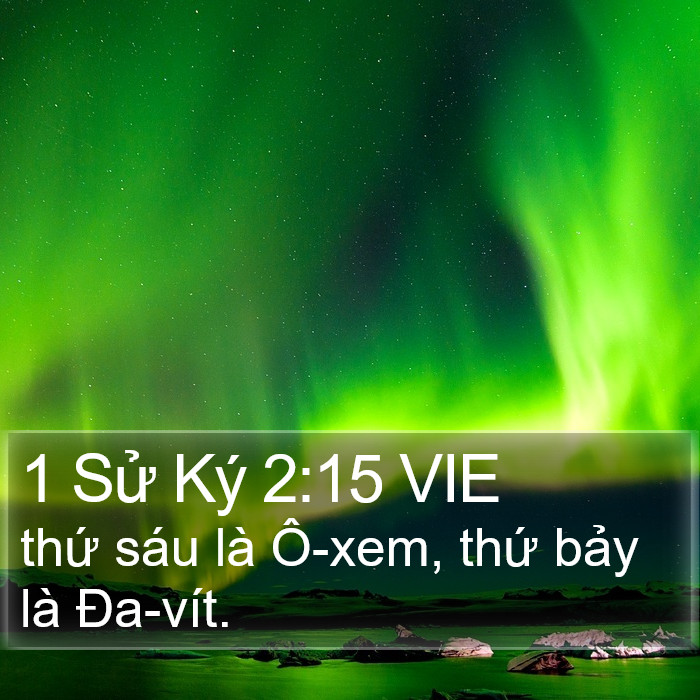 1 Sử Ký 2:15 VIE Bible Study