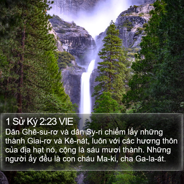 1 Sử Ký 2:23 VIE Bible Study