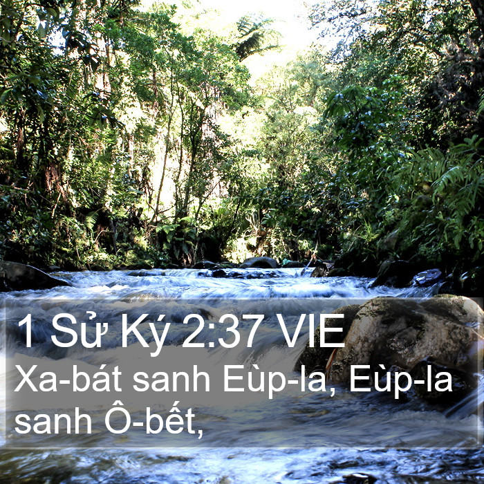 1 Sử Ký 2:37 VIE Bible Study