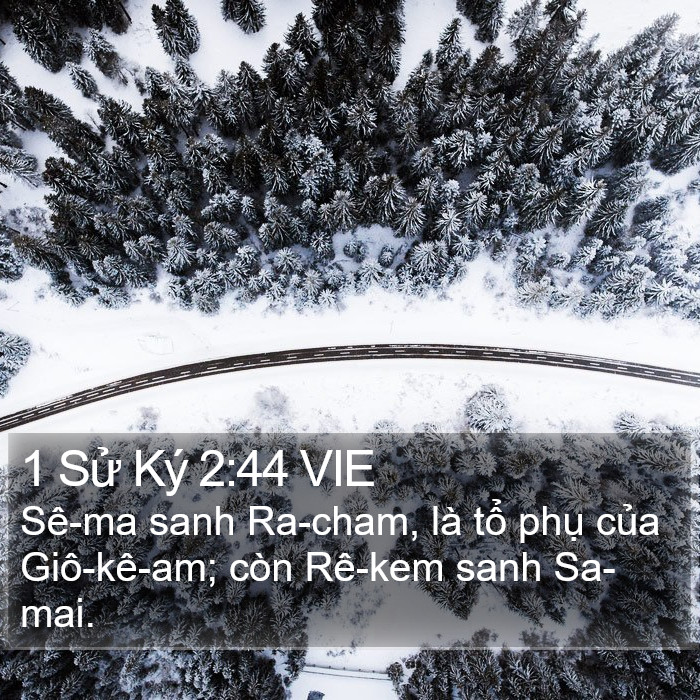 1 Sử Ký 2:44 VIE Bible Study