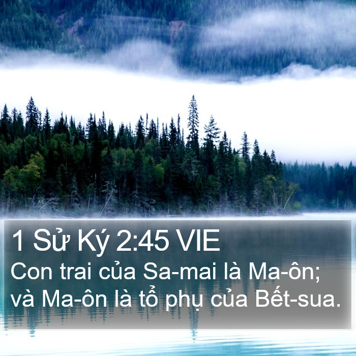 1 Sử Ký 2:45 VIE Bible Study