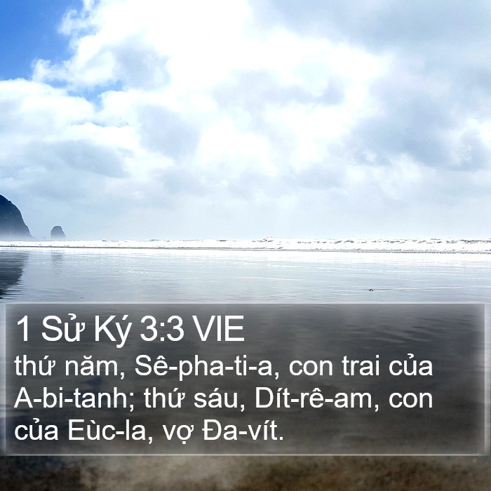 1 Sử Ký 3:3 VIE Bible Study