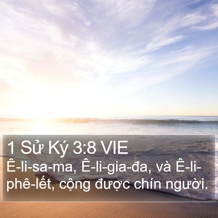 1 Sử Ký 3:8 VIE Bible Study