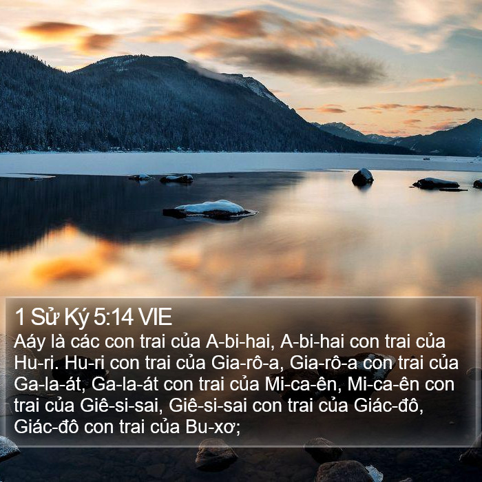 1 Sử Ký 5:14 VIE Bible Study