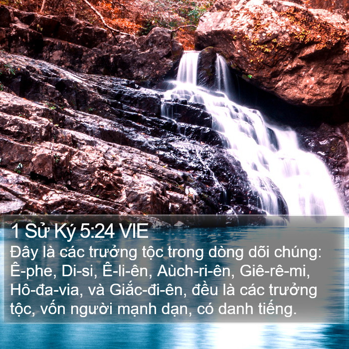 1 Sử Ký 5:24 VIE Bible Study