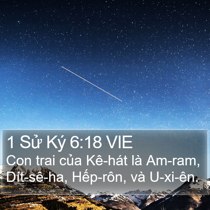 1 Sử Ký 6:18 VIE Bible Study