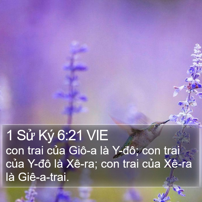 1 Sử Ký 6:21 VIE Bible Study