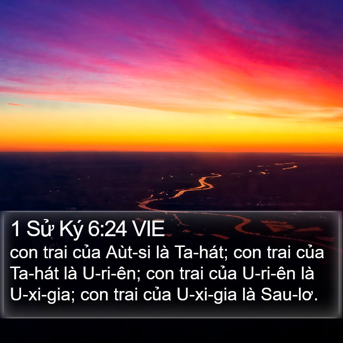 1 Sử Ký 6:24 VIE Bible Study