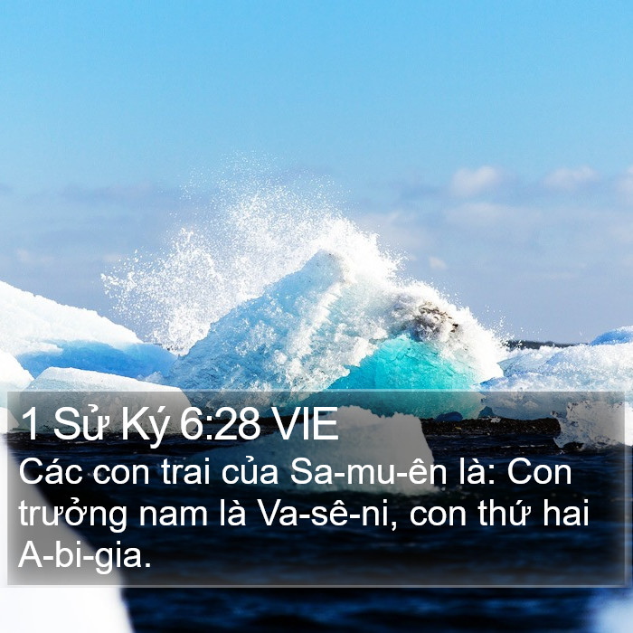 1 Sử Ký 6:28 VIE Bible Study