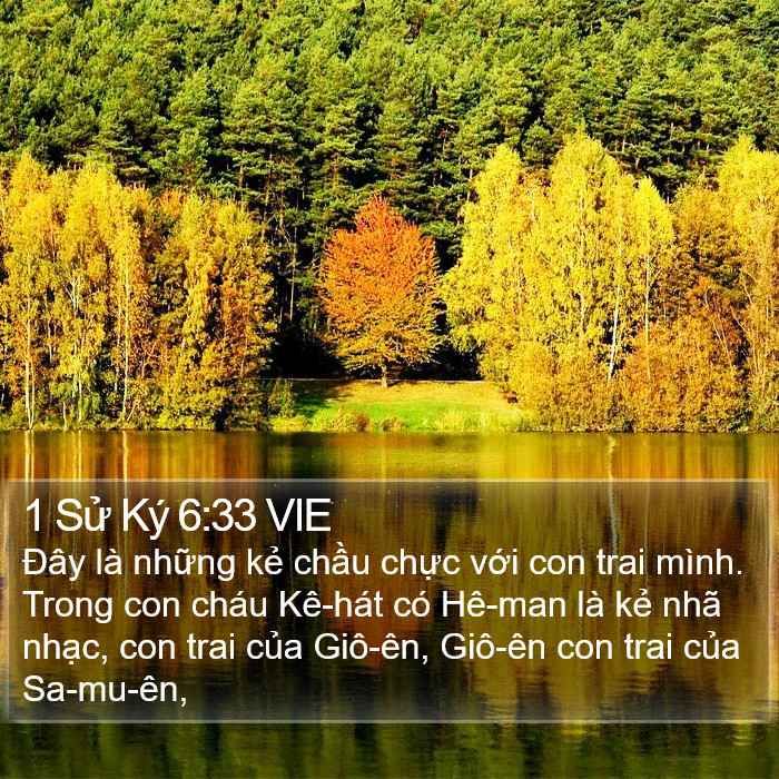 1 Sử Ký 6:33 VIE Bible Study