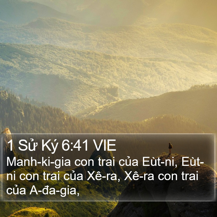 1 Sử Ký 6:41 VIE Bible Study