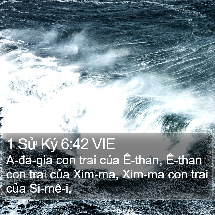 1 Sử Ký 6:42 VIE Bible Study