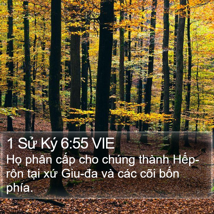 1 Sử Ký 6:55 VIE Bible Study