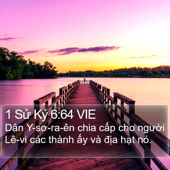 1 Sử Ký 6:64 VIE Bible Study