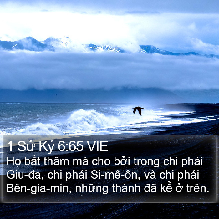 1 Sử Ký 6:65 VIE Bible Study