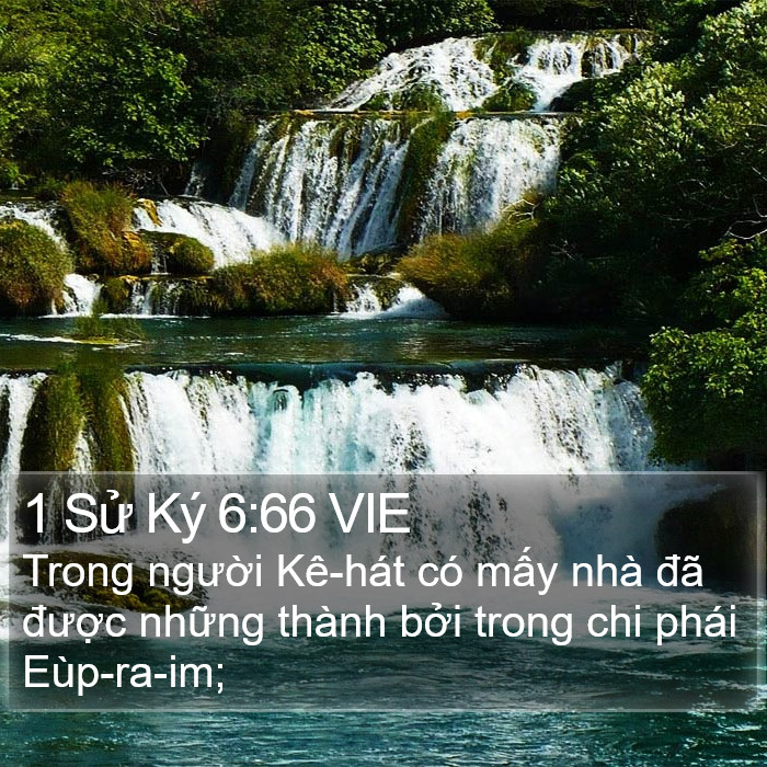 1 Sử Ký 6:66 VIE Bible Study