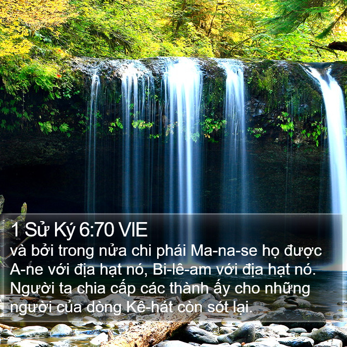 1 Sử Ký 6:70 VIE Bible Study