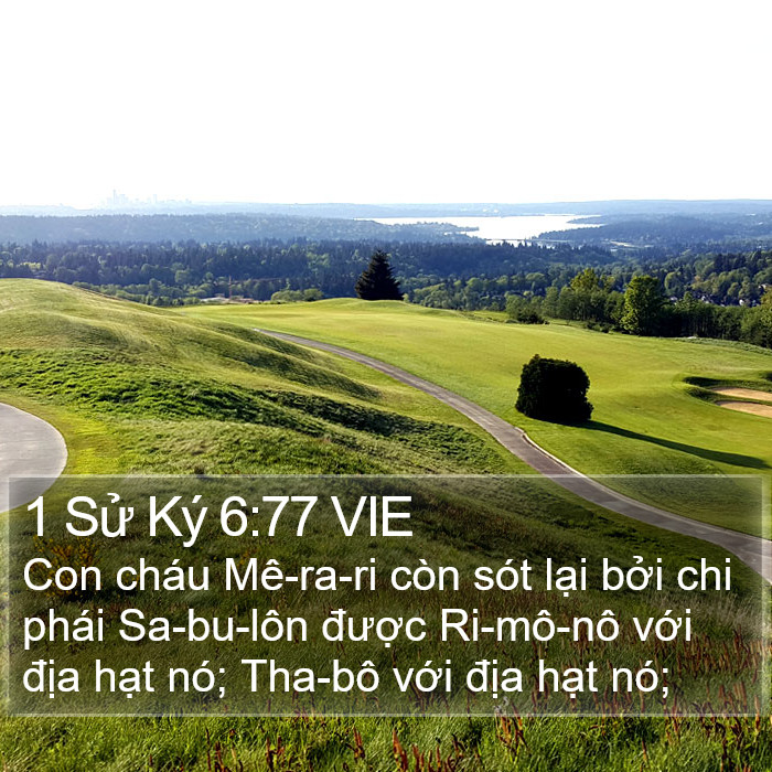 1 Sử Ký 6:77 VIE Bible Study