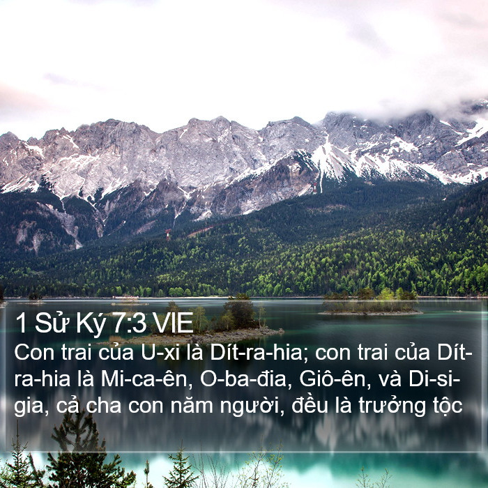 1 Sử Ký 7:3 VIE Bible Study