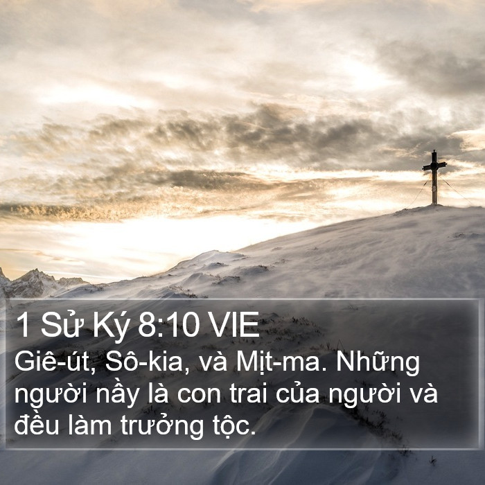 1 Sử Ký 8:10 VIE Bible Study