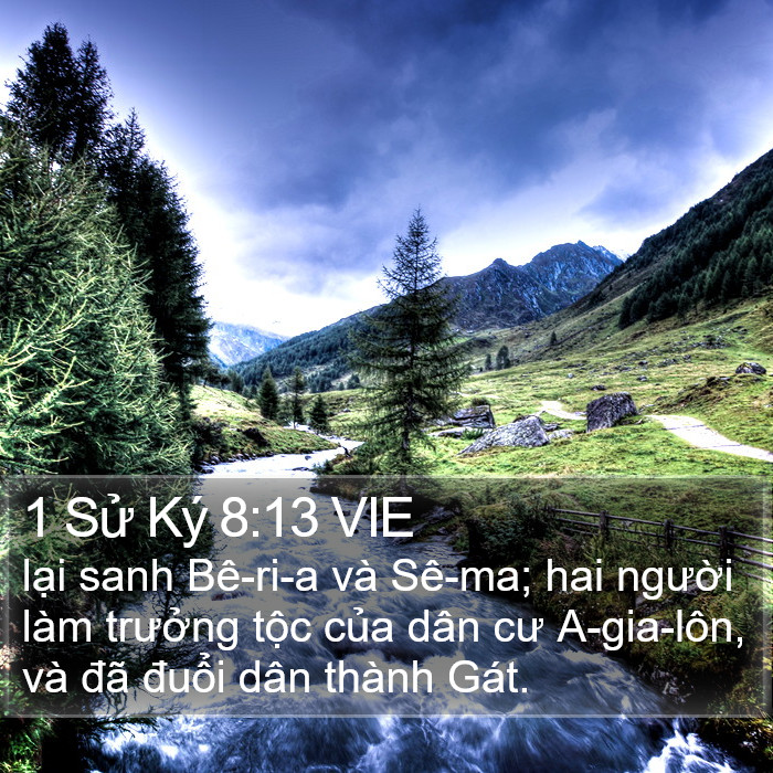 1 Sử Ký 8:13 VIE Bible Study