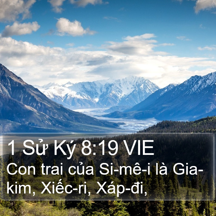 1 Sử Ký 8:19 VIE Bible Study