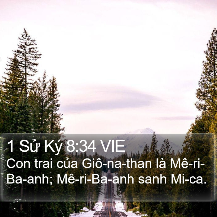 1 Sử Ký 8:34 VIE Bible Study