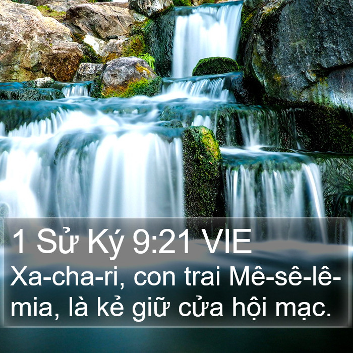 1 Sử Ký 9:21 VIE Bible Study