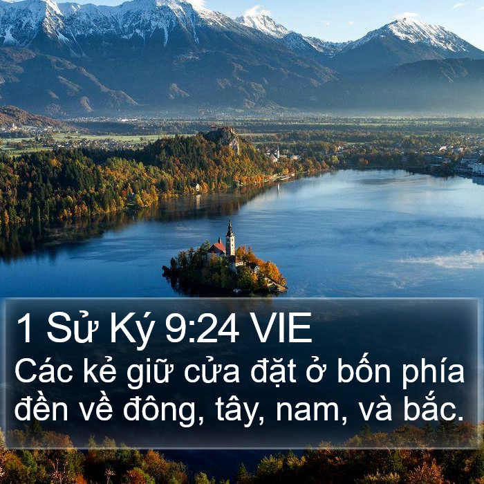 1 Sử Ký 9:24 VIE Bible Study