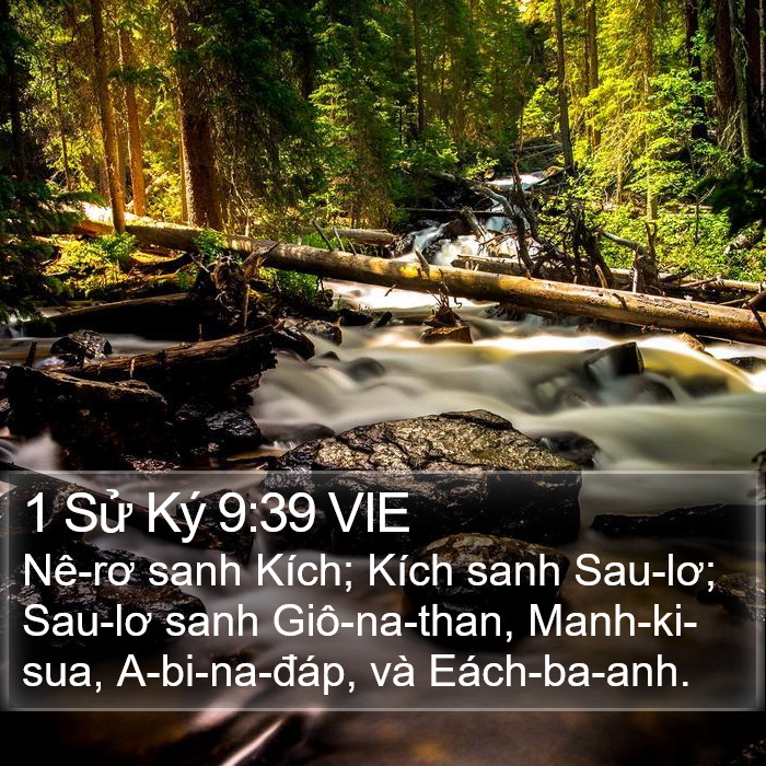 1 Sử Ký 9:39 VIE Bible Study