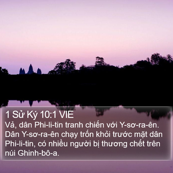 1 Sử Ký 10:1 VIE Bible Study