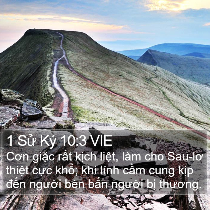 1 Sử Ký 10:3 VIE Bible Study