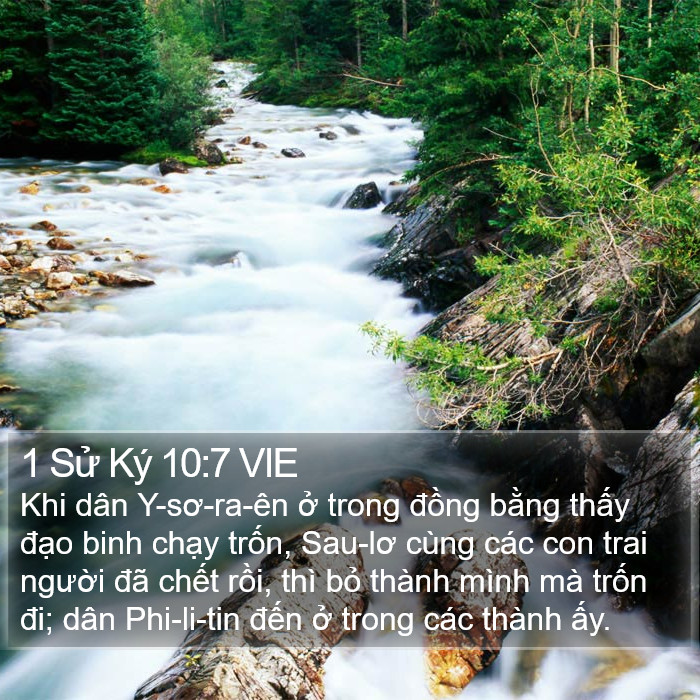 1 Sử Ký 10:7 VIE Bible Study