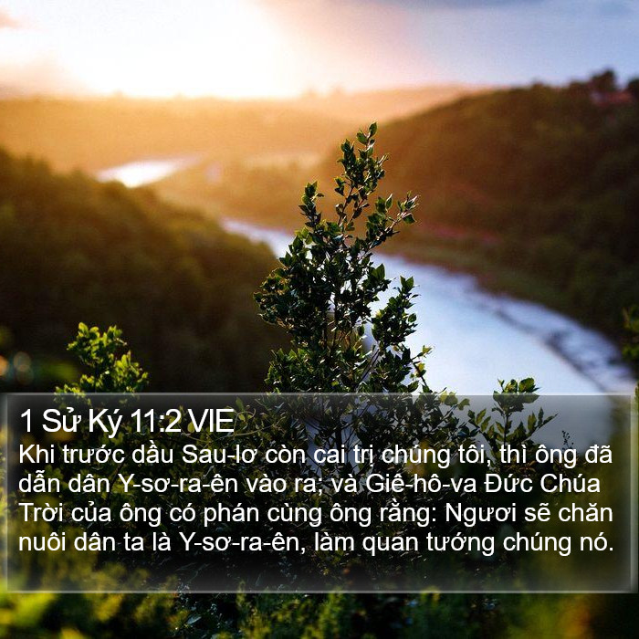 1 Sử Ký 11:2 VIE Bible Study