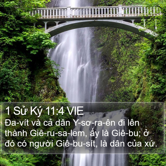 1 Sử Ký 11:4 VIE Bible Study