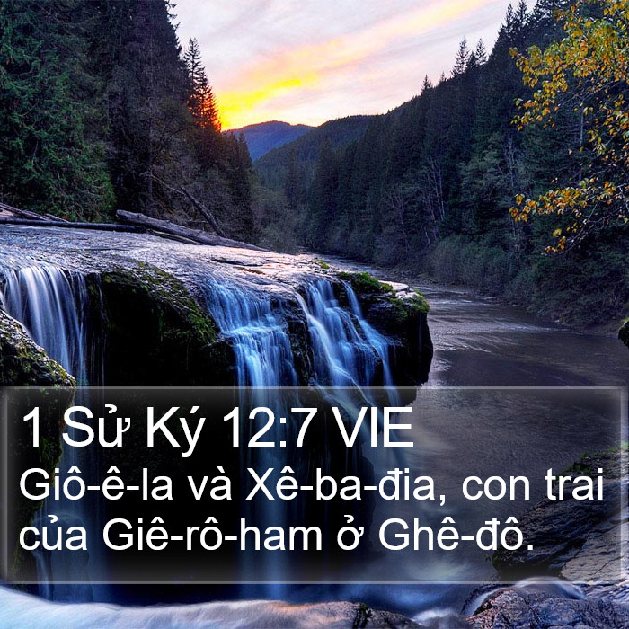 1 Sử Ký 12:7 VIE Bible Study