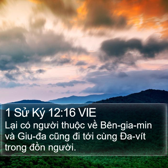 1 Sử Ký 12:16 VIE Bible Study