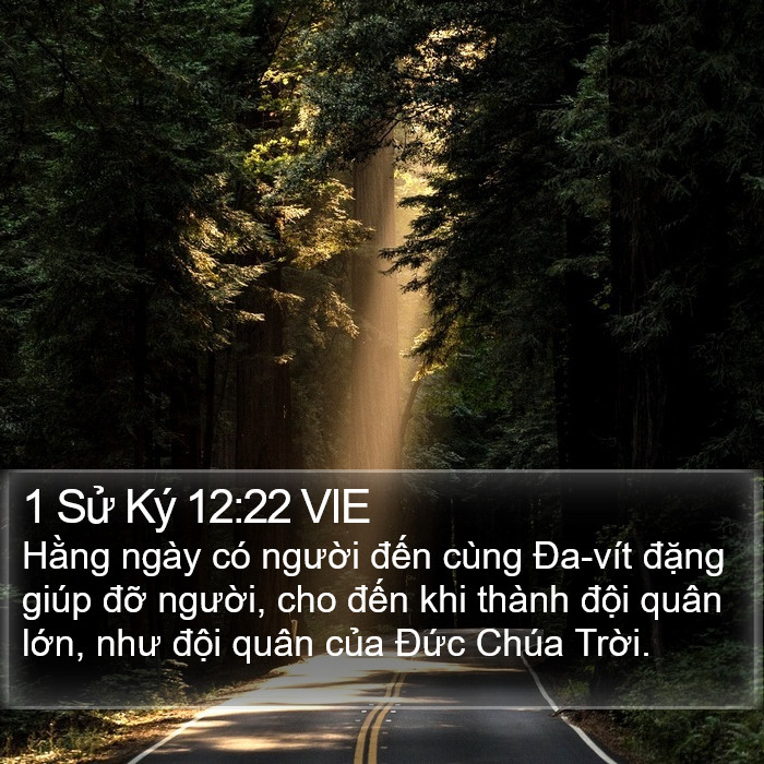 1 Sử Ký 12:22 VIE Bible Study