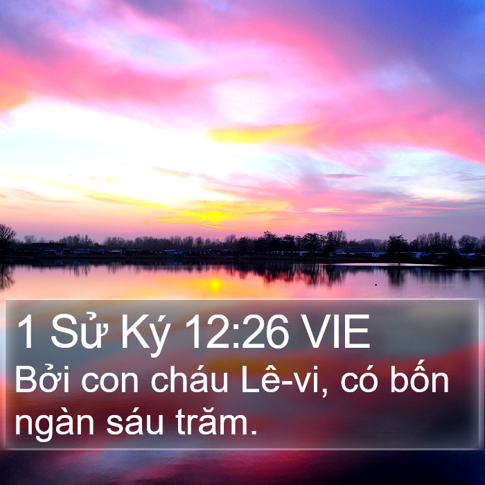 1 Sử Ký 12:26 VIE Bible Study