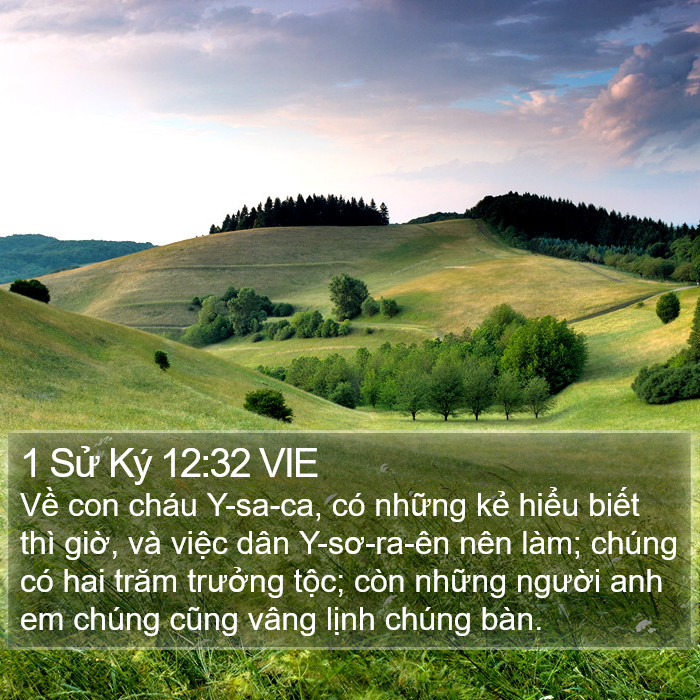 1 Sử Ký 12:32 VIE Bible Study