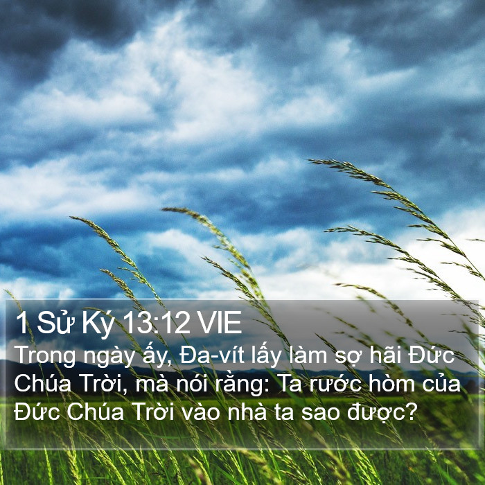 1 Sử Ký 13:12 VIE Bible Study