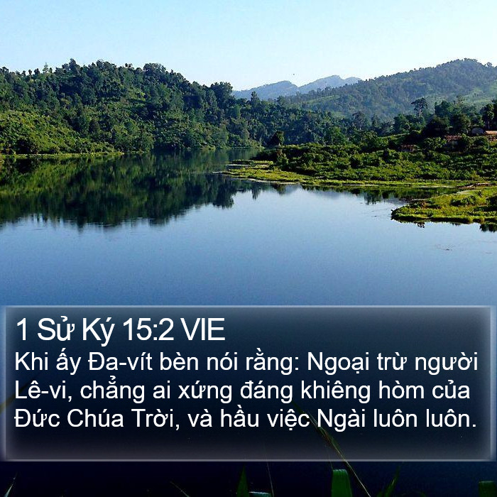 1 Sử Ký 15:2 VIE Bible Study