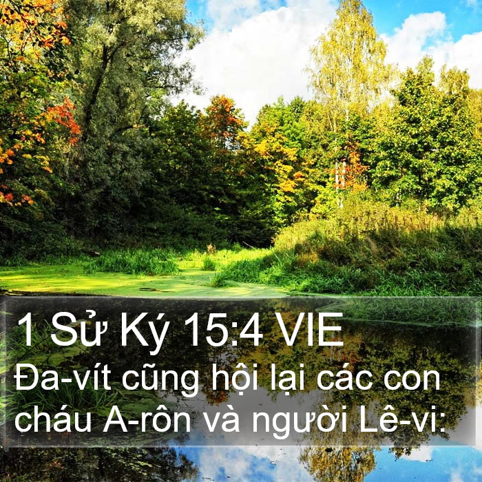 1 Sử Ký 15:4 VIE Bible Study