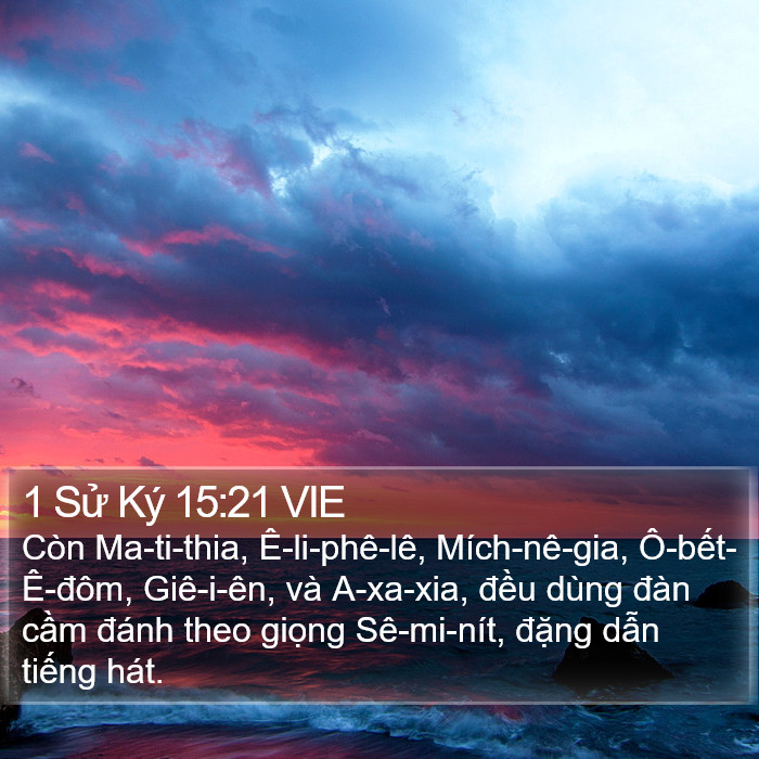 1 Sử Ký 15:21 VIE Bible Study