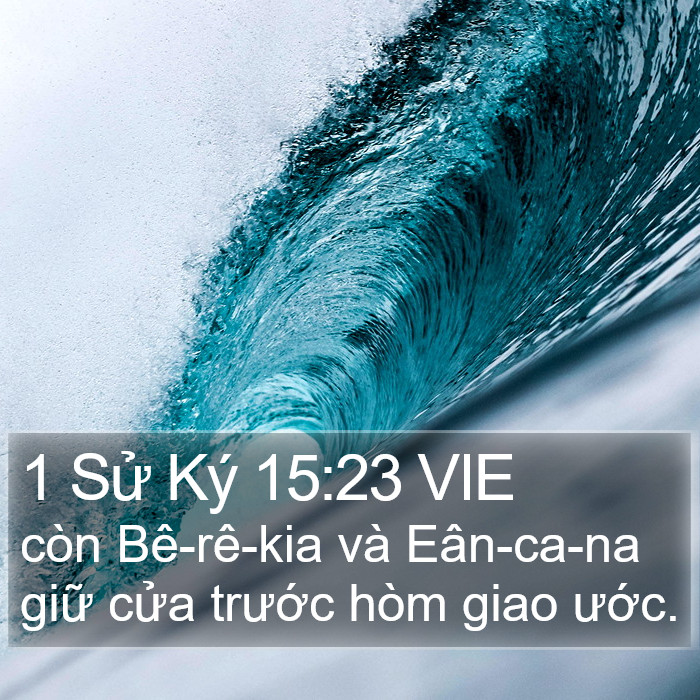 1 Sử Ký 15:23 VIE Bible Study