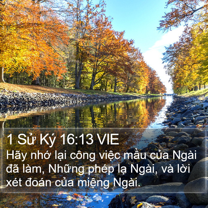 1 Sử Ký 16:13 VIE Bible Study