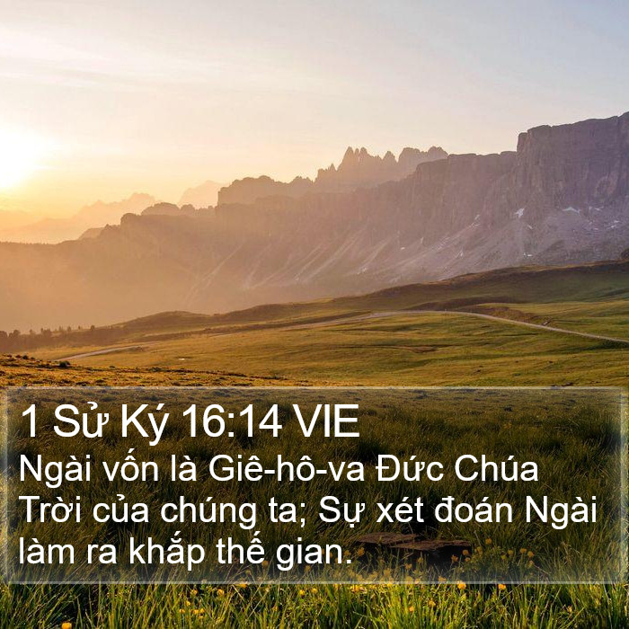 1 Sử Ký 16:14 VIE Bible Study