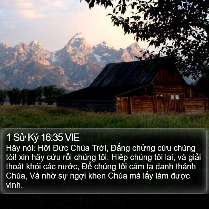1 Sử Ký 16:35 VIE Bible Study