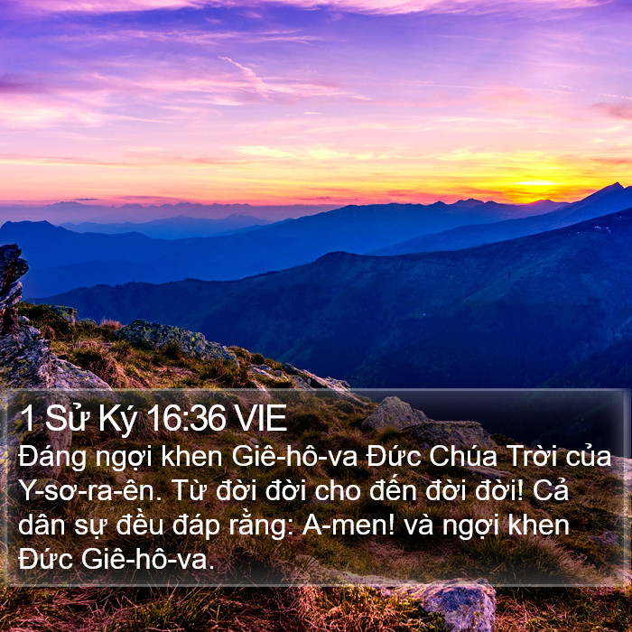 1 Sử Ký 16:36 VIE Bible Study